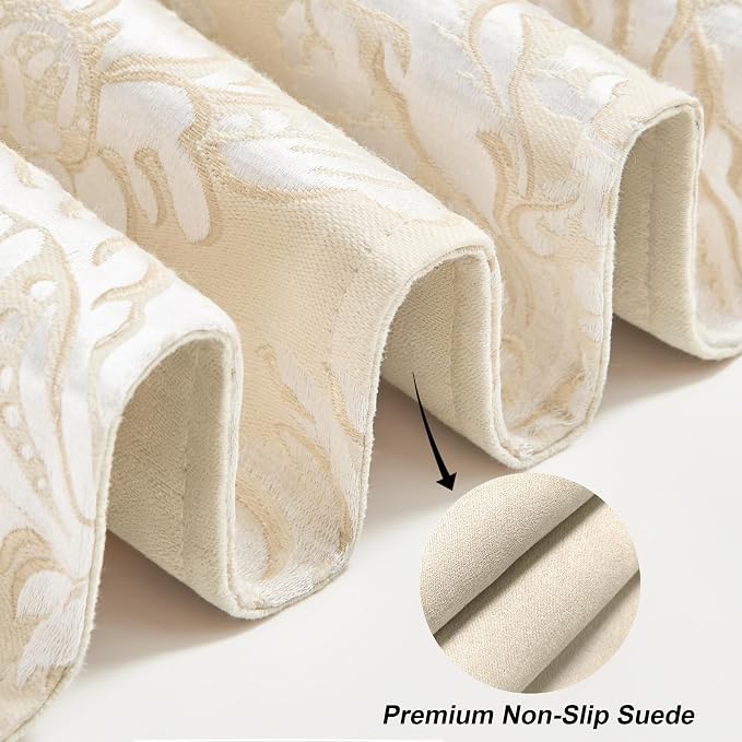 Loom and Mill Elegant Jacquard Table Runner 90 inches Long, 13x90 inch - Image 4