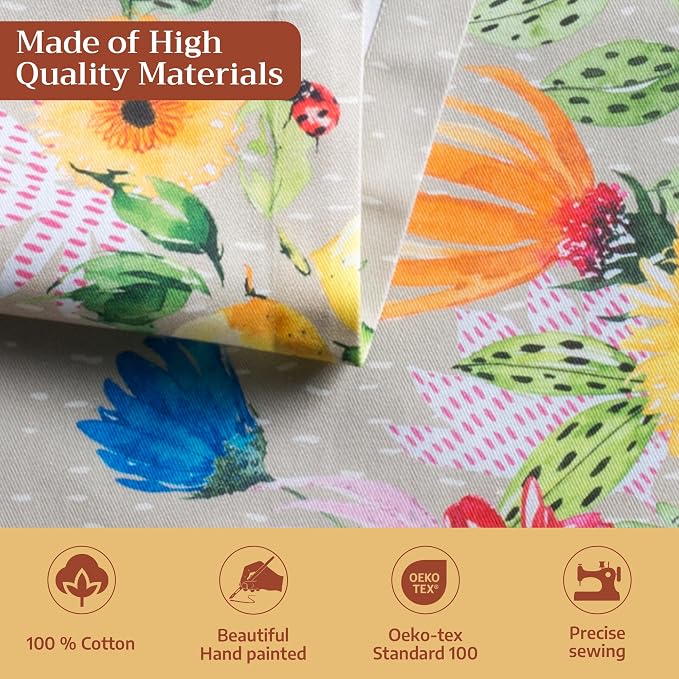 Maison d' Hermine Table Runner 100% Cotton 14.50" x 72" | Table Runners 72 - Image 3