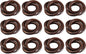 ALPHA Living HOME Wooden Napkin Rings Set of 12 by ALPHALivingHOME