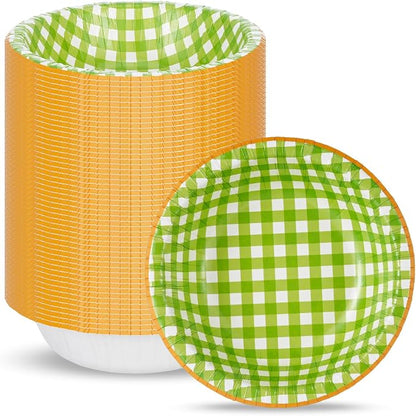 30 Pack Small Paper Bowls, 8oz Heavy-Duty Disposable Bowls, Heat Resistant by Unknown