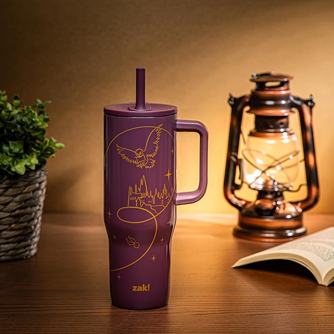 Zak Designs Harry Potter 30oz Spill-Proof Insulated Stainless Steel Tumbler | - Image 2