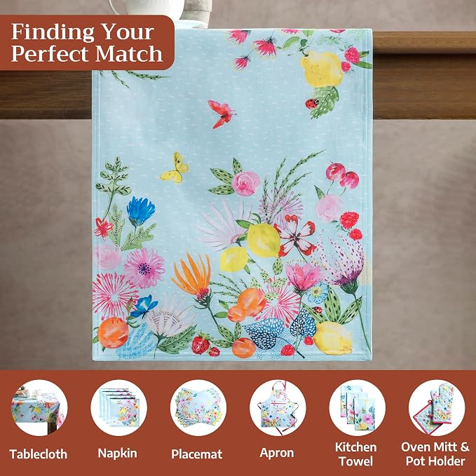 Maison d' Hermine Table Runner 100% Cotton 14.50" x 72" | Table Runners 72 - Image 4