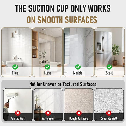 Suction Cup Hooks for Shower, Shower Hooks for Inside Shower, No Drill Bathroom - Image 5