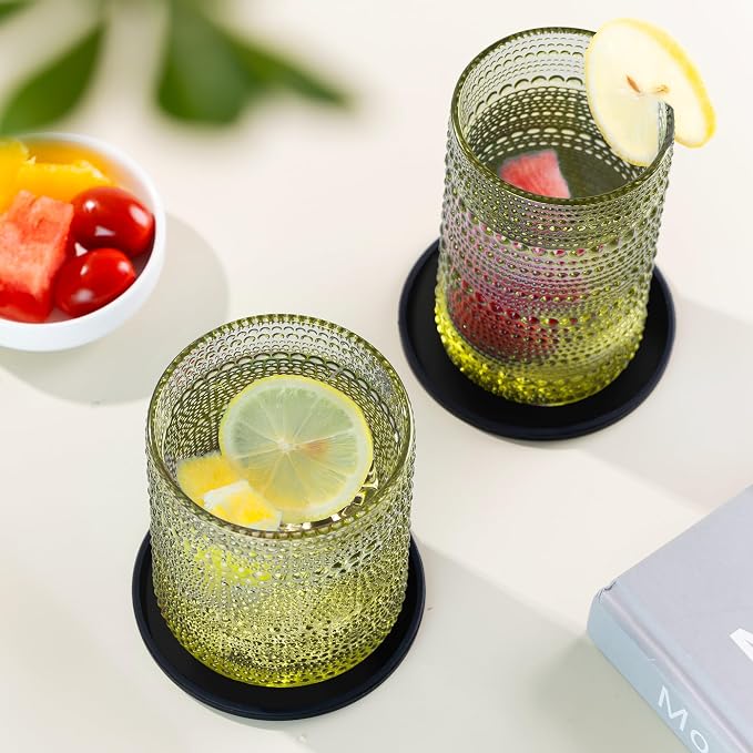 Hobnail Drinking Glasses Set of 12 - Image 6