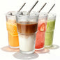 4 Packs Ribbed Glass Tumbler by Unknown