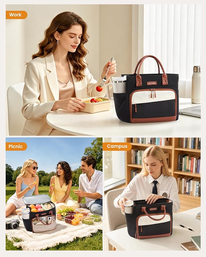 LOVEVOOK Lunch Box for Women, Adult Lunch Bag for Work - Image 6