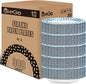 Ginkgo Paper Plates 10 inch Bulk 300 Count | Thickened Disposable Plates Large by HOME