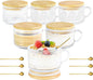 Glass Coffee Mugs with Handle Overnight Oats Containers with Lids | 14oz by ICESIP