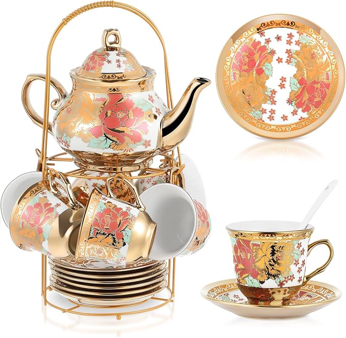 Zhehao 20 Pcs Porcelain Tea Set by Zhehao