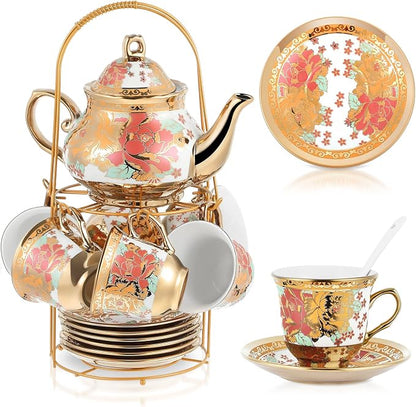 Zhehao 20 Pcs Porcelain Tea Set by Zhehao