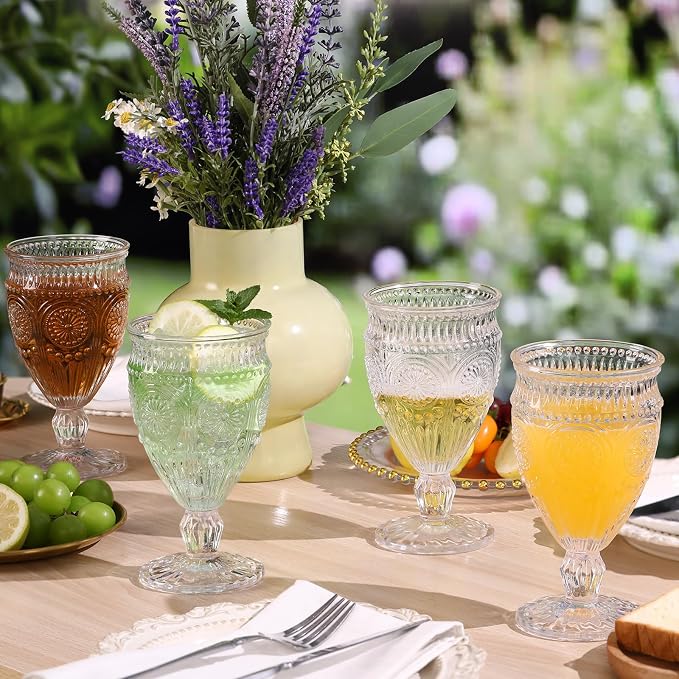 Darlion Goblets, Water Glasses, Goblet Glasses, Food-Grade Glass, Thick Glass - Image 8