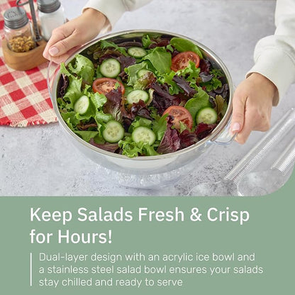 Useful Co. Chilled Serving Bowl, Salad Bowl - Image 5