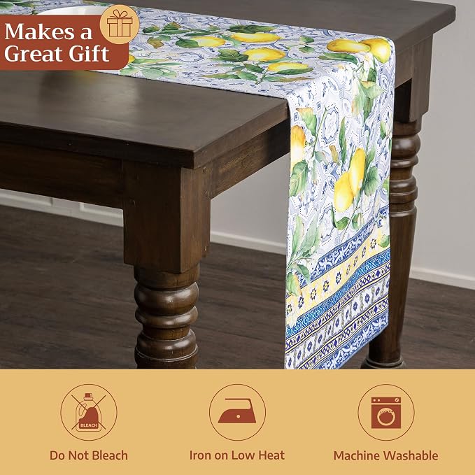 Maison d' Hermine Table Runner 100% Cotton 14.50" x 108" | Table Runners 108 - Image 5