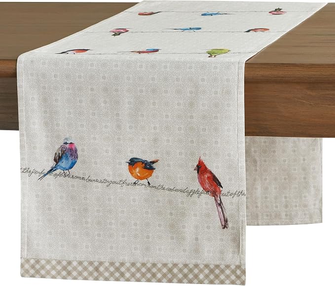 Maison d' Hermine Table runner 100% Cotton Double Layer Table Runners 72 inches by MaisondHermine