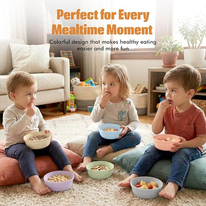 MASTERCOOK Plastic Bowls Set of 6 – 15oz Multipurpose Deep Plates Salad and - Image 7