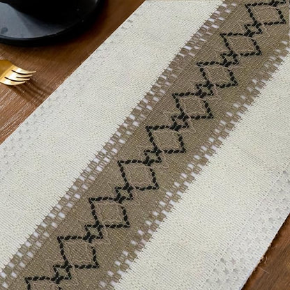 EMMTEEY Macrame Table Runner Boho Style 72 Inches Long, Scratch & Heat Resistant - Image 4