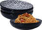 LEHAHA Ceramic Pasta Bowls Set of 4, 8.25" Large Porcelain Salad Bowls Soup Bowl by LEHAHA
