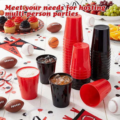 Yungyan 50 Pack 16 oz Stadium Cups Reusable Plastic Cups Blank Drink Stadium - Image 6
