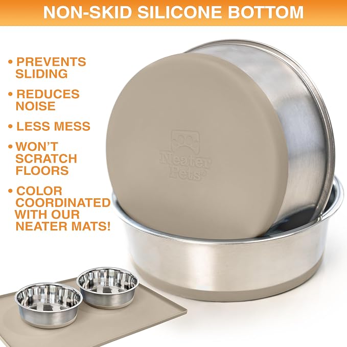 Neater Pet Brands Stainless Steel Dog Bowls - Image 4