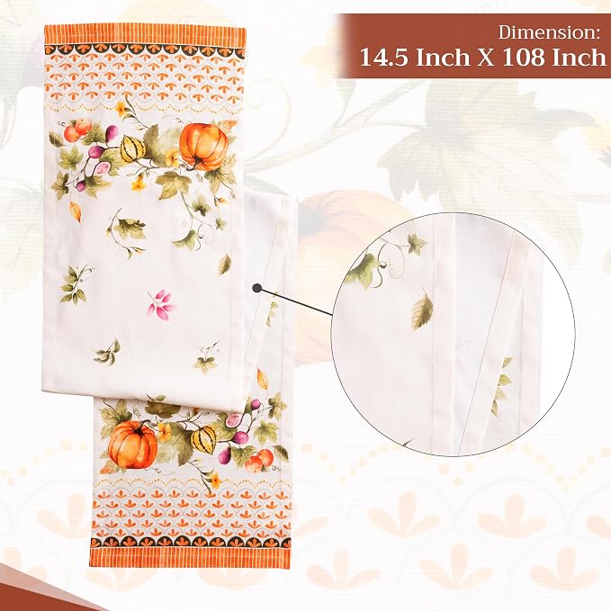 Maison d' Hermine Table Runner 100% Cotton 14.50" x 108" | Table Runners 108 - Image 4