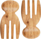 MYRAINBOW Salad Tongs, Acacia Wooden Salad Tongs, Wooden Salad Serving Utensils by Myrainbow