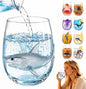 Silver Shark 3D Stemless Wine Glass, Artisanal Ocean Tumbler Cup | Handcrafted by Unknown