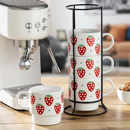 Signature Housewares Stackable Coffee Mug Tower Set - Image 6