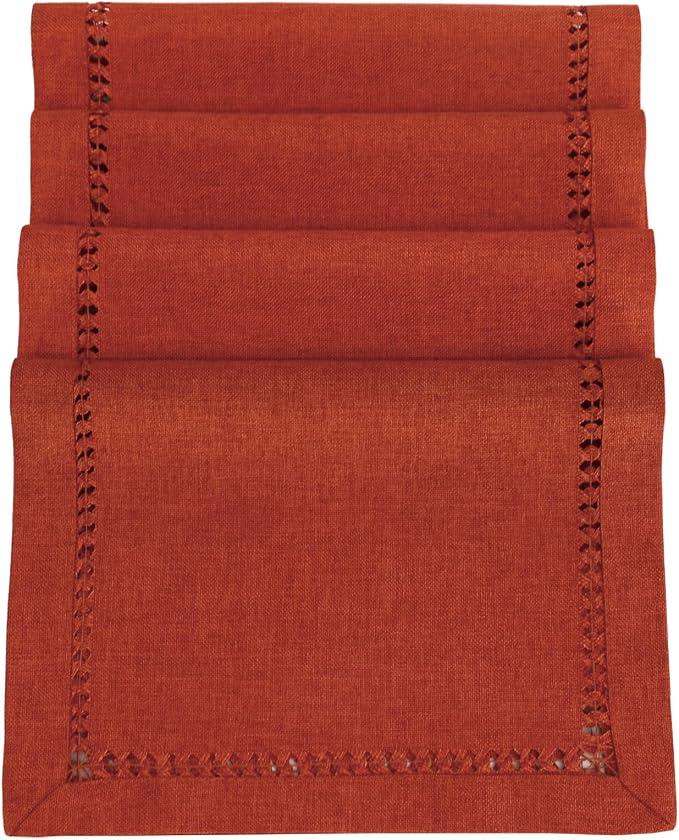 Grelucgo Handcrafted Solid Cinnamon Color Dining Table Placemats - Image 2