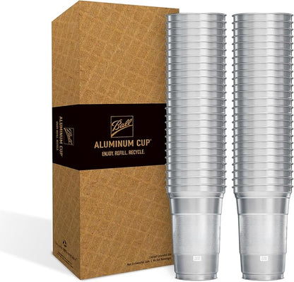 Top Cup – 9 Ounce, Reusable Aluminum Party Cups | Stealth Design | Cold-Holding by TopCup