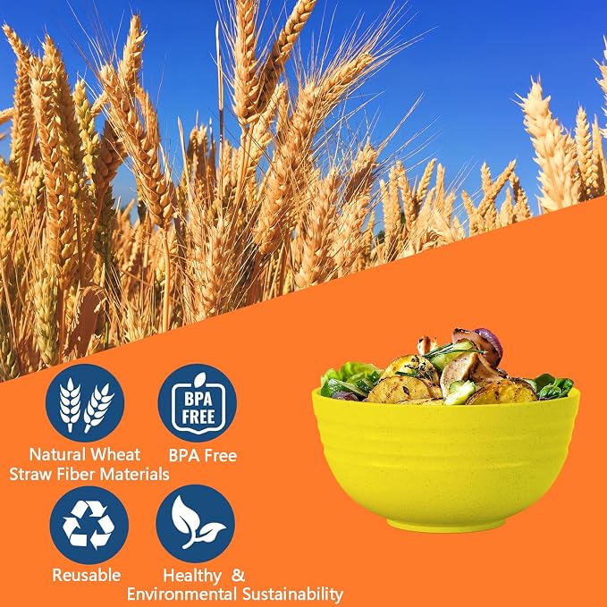 68 Oz Salad Bowls Large Serving Bowls Unbreakable Ramen Bowl - Image 3