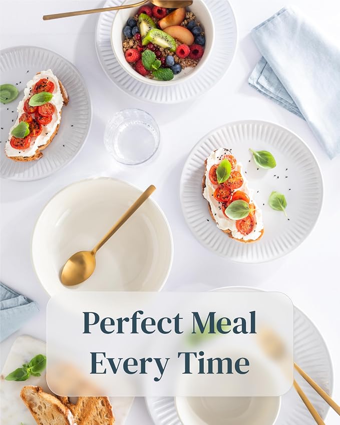 24 Piece Stoneware Dinnerware Set - Image 4