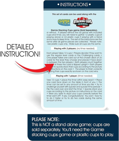 Gamie Challenge Cards for Stacking Cups Game - Image 6