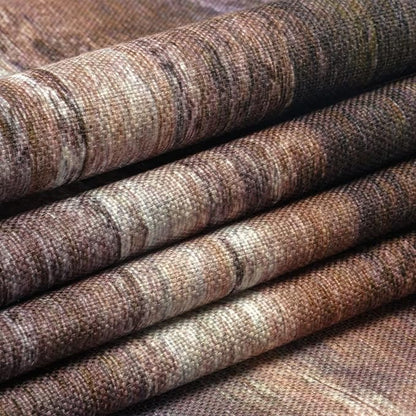 Brown and Grey Table Runner, Teal Abstract Modern Art Burlap Table Runners - Image 4