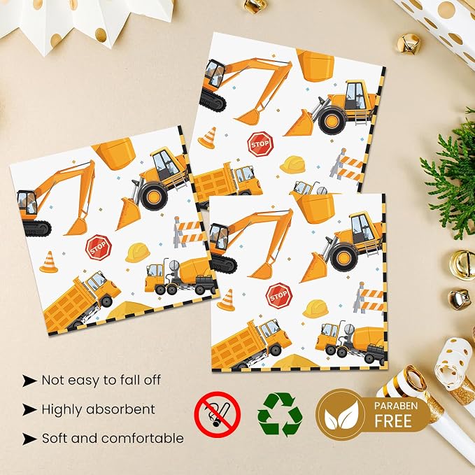 Construction Plates and Napkins Party Supplies - Image 4