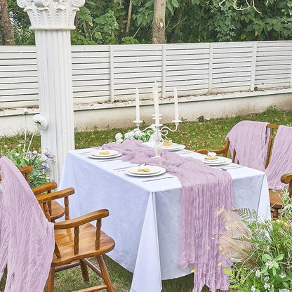 IVAPUPU Purple Table Runner 120 Inch - Image 7