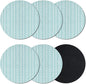 Simple Vertical Stripes Coasters Set of 6, Absorbent Coasters by Unknown
