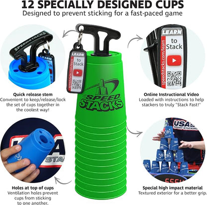 Speed Stacks | Official Sport Stacking Set, Low Friction | WSSA Approved - Image 6