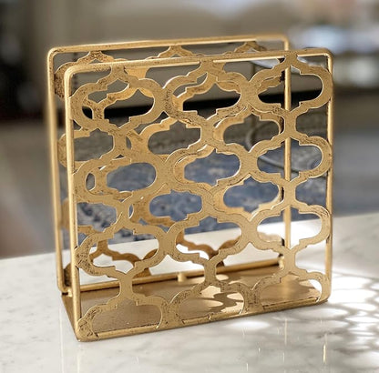 Vertical Decorative Napkin Holder | Metal Caddy Serviette Holder | Mail Sorter - Image 2