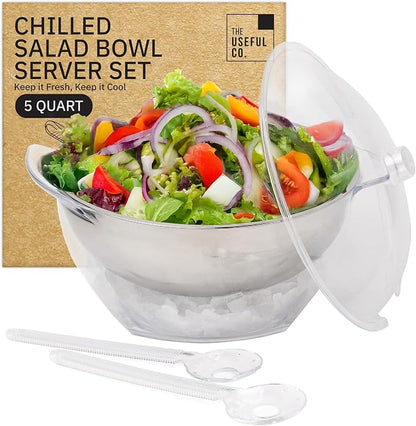 Useful Co. Chilled Serving Bowl, Salad Bowl by TheUsefulCo