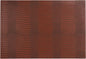 Faux Leather Placemats, PU Table Mats, Waterproof, Stain Resistant, Heat Resistant, Non-Slip Easy to Clean for Kitchen Dining Table, Conference Table, Brown