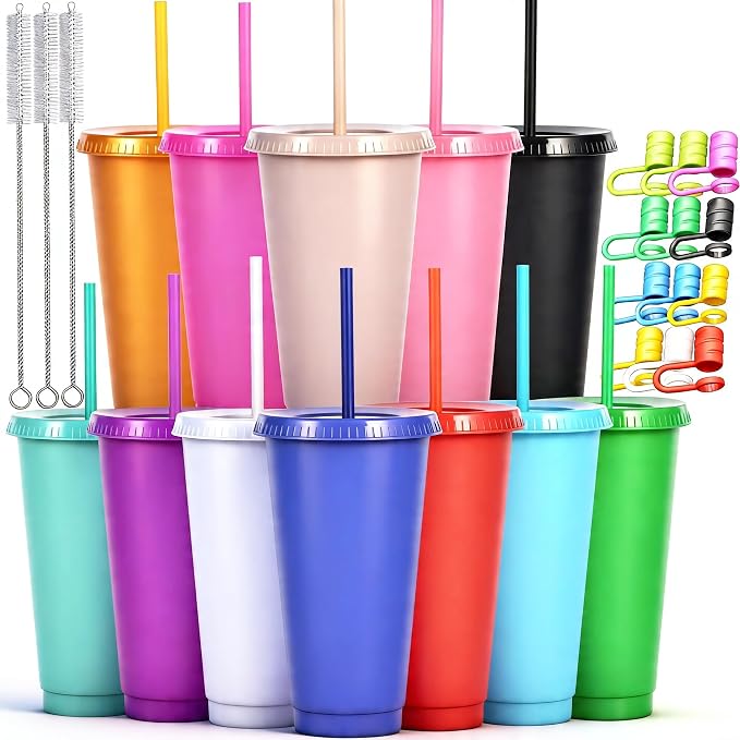 24 oz Reusable Plastic Cups, Custom Cups by Alohastarttg