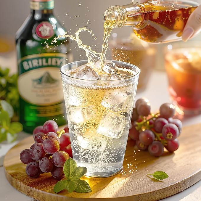 Glowserve 50 Pack 12 oz Clear Disposable Plastic Cups Cocktail Glasses | Cold - Image 2