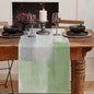 Emvency Table Runner, 13x72 Inch, Farmhouse Abstract Vintage | Art Green Dining by Emvency