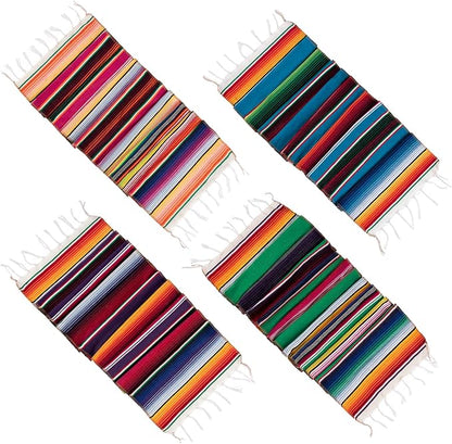 Mexican Table Runner 4Pack 14 x 84 Inches Fiesta Mexican Theme Party Decoration - Image 8