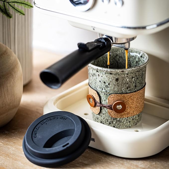 Ceramic Travel Coffee Mug with Lid, Large To Go Coffee Tumbler | Spill Proof - Image 4