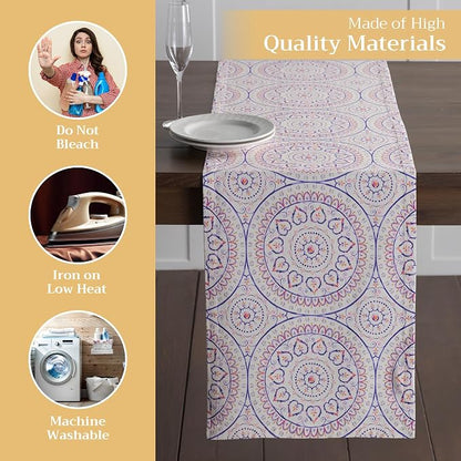 Maison d' Hermine Table Runner 100% Cotton 14.50" x 72" | Table Runners 72 - Image 3