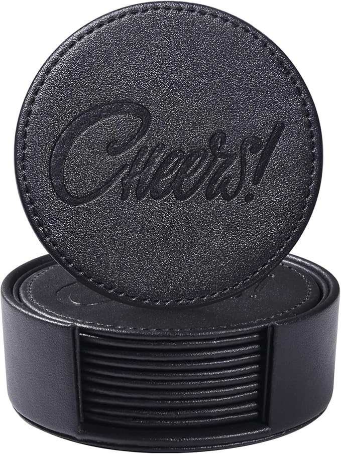 Coasters for Drinks Set of 6 by Unknown