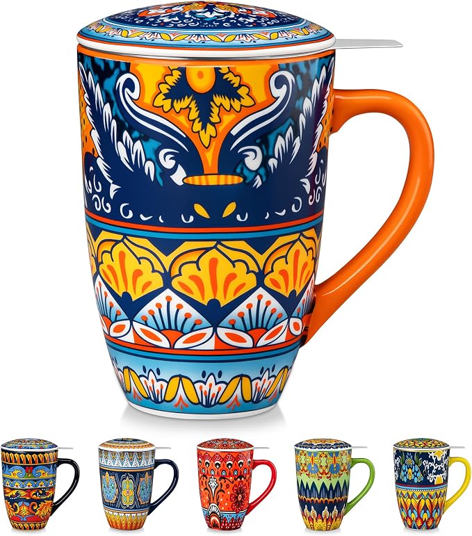 vancasso 18 Oz Tea Infuser Mug by vancasso