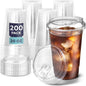 Fit Meal Prep 200 Pack 20 oz Clear Plastic Cups by FMPBRANDS
