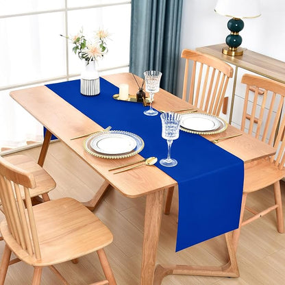 Farmhouse Blue Table Runner Dining Table Runners 72 Inches Long Coffee Table - Image 2